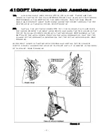 Предварительный просмотр 17 страницы Stairmaster 4100PT Owner'S Manual