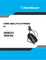 Stairmaster 8G Gauntlet Owner'S Manual preview