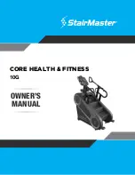 Preview for 1 page of Stairmaster 9-5295 Owner'S Manual