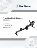 Stairmaster Core Health & Fitness HIIT ROWER Owner'S Manual preview