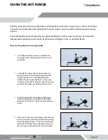 Предварительный просмотр 14 страницы Stairmaster Core Health & Fitness HIIT ROWER Owner'S Manual