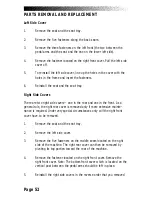 Preview for 61 page of Stairmaster Crossrobics 1650 LE Owner'S Manual