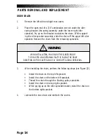 Preview for 63 page of Stairmaster Crossrobics 1650 LE Owner'S Manual