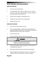 Preview for 65 page of Stairmaster Crossrobics 1650 LE Owner'S Manual