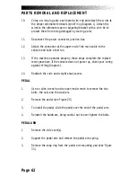 Preview for 71 page of Stairmaster Crossrobics 1650 LE Owner'S Manual