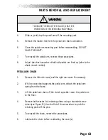 Preview for 72 page of Stairmaster Crossrobics 1650 LE Owner'S Manual