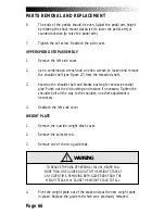 Preview for 75 page of Stairmaster Crossrobics 1650 LE Owner'S Manual