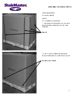 Предварительный просмотр 2 страницы Stairmaster FreeClimber 4400 Assembly Instructions Manual