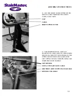 Предварительный просмотр 10 страницы Stairmaster FreeClimber 4400 Assembly Instructions Manual