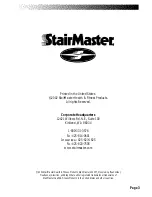 Preview for 2 page of Stairmaster FreeClimber Service Manual