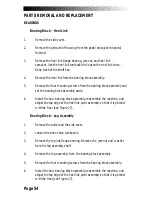 Preview for 63 page of Stairmaster FREERUNNER 5600 Owner'S Manual