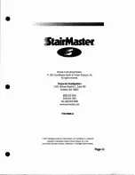 Preview for 2 page of Stairmaster MOMENTUM 3400 CE Owner'S Manual