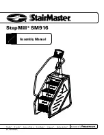 Preview for 1 page of Stairmaster StepMill SM916 Assembly Manual