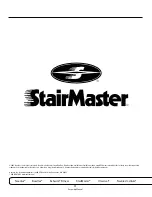 Preview for 20 page of Stairmaster StepMill SM916 Assembly Manual