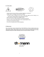 Preview for 8 page of Stairville DJLase150-RGY DMX User Manual