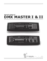 Stairville DMX MASTER I Owner'S Manual предпросмотр