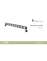 Stairville Strip Blinder LED WW User Manual предпросмотр