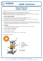 Stalgast 468001 User Manual preview