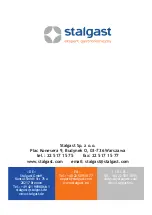 Preview for 8 page of Stalgast 725002 Instruction Manual