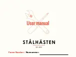 Preview for 1 page of Stalhasten Effekt Series User Manual