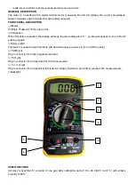 Preview for 3 page of Stalwart XL830L Instruction Manual