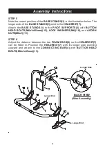 Предварительный просмотр 3 страницы Stamina 05 -0860GG Owner'S Manual