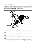 Preview for 6 page of Stamina 0890 Air Bike Owner'S Manual