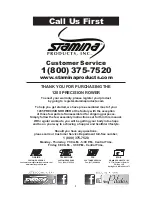 Preview for 3 page of Stamina 1205 PRECISION ROWER Owner'S Manual