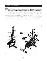 Предварительный просмотр 9 страницы Stamina 1305 Indoor Cycle Owner'S Manual