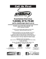 Preview for 3 page of Stamina 1333 Precision Power Owner'S Manual