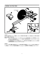 Preview for 7 page of Stamina 1400 AIR ROWER Owner'S Manual