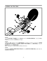 Preview for 8 page of Stamina 1400 AIR ROWER Owner'S Manual