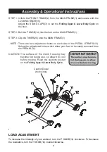 Предварительный просмотр 2 страницы Stamina 15-0127 Owner'S Manual