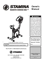 Stamina 15-5345A Owner'S Manual preview