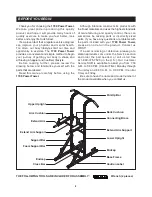 Preview for 4 page of Stamina 1700 Power Tower Owner'S Manual