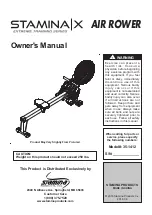 Preview for 1 page of Stamina 35-1412 Owner'S Manual