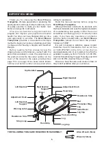 Предварительный просмотр 5 страницы Stamina 35-1704A Owner'S Manual