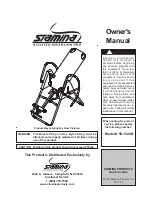 Preview for 1 page of Stamina 55-1529B Owner'S Manual