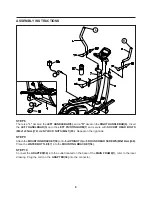 Предварительный просмотр 9 страницы Stamina 55-1779 ELLIPTICAL Owner'S Manual