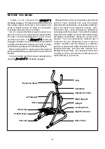 Preview for 4 page of Stamina 71 Folding Stepper Owner'S Manual