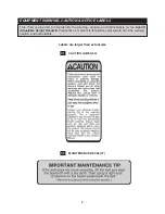 Preview for 5 page of Stamina Adjustable Height Treadmill Owner'S Manual