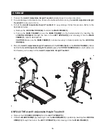 Preview for 14 page of Stamina Adjustable Height Treadmill Owner'S Manual