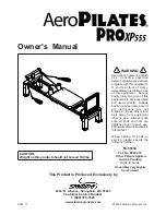 Stamina Aero PILATES PRO XP555 Owner'S Manual preview