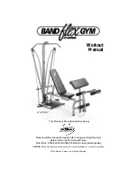 Stamina BAND flex GYM LT-2000 Workout Manual preview