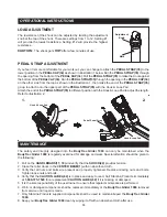 Предварительный просмотр 13 страницы Stamina BODYTRAC GLIDER 1060 Owner'S Manual