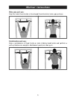 Preview for 6 page of Stamina Boulder Fit Door Gym Owner'S Manual