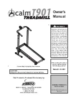 Stamina Calm T901 Owner'S Manual preview