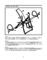 Preview for 12 page of Stamina CoreTraining Inversion System Owner'S Manual