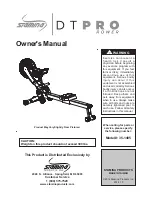 Stamina DT PRO 35-1485 Owner'S Manual preview