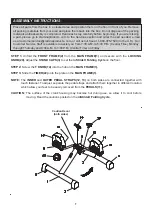 Preview for 7 page of Stamina Folding Cycle Owner'S Manual